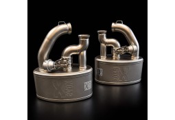 Silencieux d'échappement Inox à valves EVOX pour PORSCHE 993