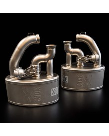 Silencieux d'échappement Inox à valves EVOX pour PORSCHE 993