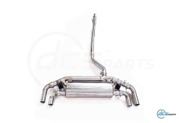Ligne d'échappement inox DCE PARTS pour BMW 118i 120i F70 B38 Pack M (2024+)