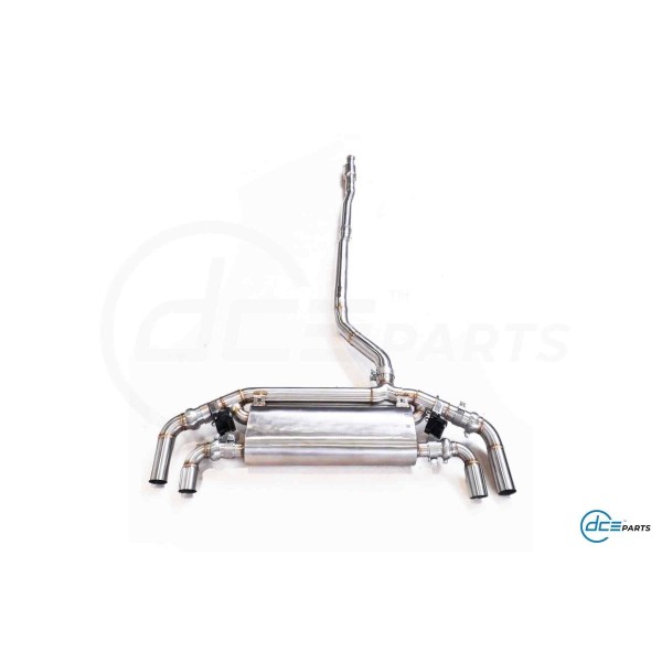 Ligne d'échappement inox DCE PARTS pour BMW 118i 120i F70 B38 Pack M (2024+)