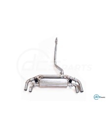 Ligne d'échappement inox DCE PARTS pour BMW 118i 120i F70 B38 Pack M (2024+)