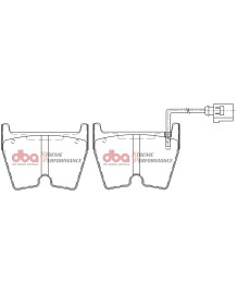 Kit Disques / Plaquettes de freins avant DBA pour AUDI RS3 8V 367Ch (2015-2016)