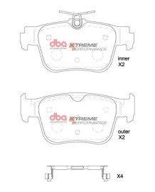 Kit Disques / Plaquettes de freins arrière DBA pour VW GOLF 8 GTI 245/290/300Ch + Golf 8R 320Ch (2020+)(310mm)