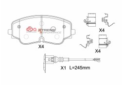 Kit Disques / Plaquettes de freins avant DBA pour AUDI S3 8Y 310Ch (2020+)(357mm) Kit Disques / Plaquettes de freins avant DBA pour AUDI S3 8Y 310Ch (2020+)(357mm)