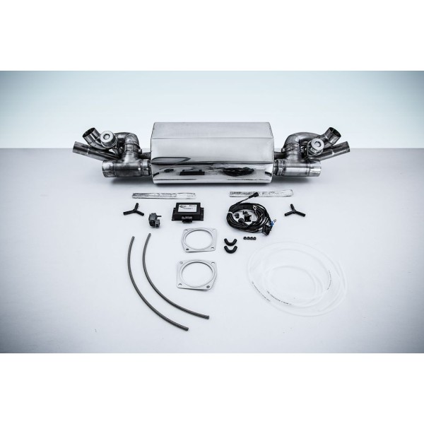 Silencieux d'échappement à valves TECHART pour PORSCHE 991 Turbo / Turbo S 991.1/991.2 (2012-2018) Silencieux d'échappement à valves TECHART pour PORSCHE 991 Turbo / Turbo S 991.1/991.2 (2012-2018)