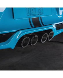 Silencieux d'échappement à valves TECHART pour PORSCHE 991.2 S / 4S avec PSE (2017-2019)