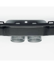 Silencieux d'échappement inox TECHART pour PORSCHE 992.2 GT3 + Touring (2025+)