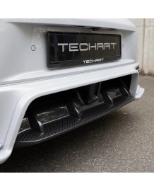 Diffuseur central carbone TECHART pour PORSCHE 992.2 TURBO S (2025+)