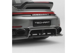 Diffuseur central carbone TECHART pour PORSCHE 992.2 TURBO S (2025+)