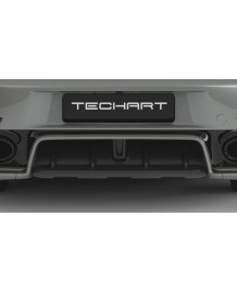 Diffuseur central carbone TECHART pour PORSCHE 992.2 TURBO S (2025+)