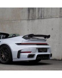 Diffuseur central carbone TECHART pour PORSCHE 992.2 TURBO S (2025+)
