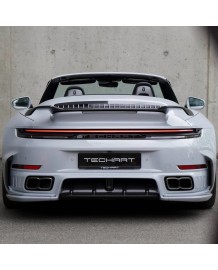 Diffuseur central carbone TECHART pour PORSCHE 992.2 TURBO S (2025+)