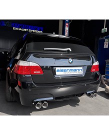 Echappement inox EISENMANN pour BMW M5 E61-Ligne cat-back à à valves