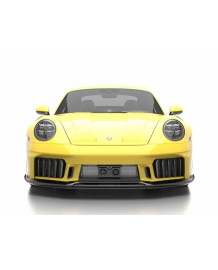 Spoiler Avant Carbone TECHART pour PORSCHE 992.2 Carrera 4 / T / 4S / GTS / 4 GTS avec pack SportDesign (2025+)
