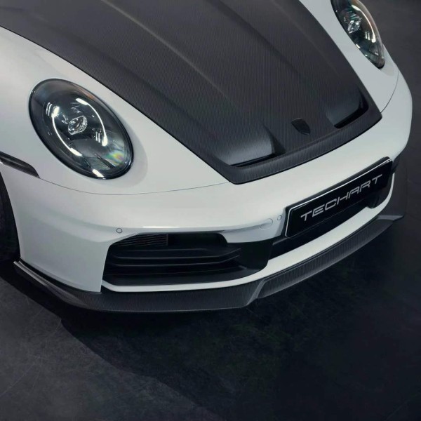 Spoiler Avant Carbone TECHART pour PORSCHE 992.2 Carrera 4 / T / 4S sans pack SportDesign (2025+) Spoiler Avant Carbone TECHART pour PORSCHE 992.2 Carrera 4 / T / 4S sans pack SportDesign (2025+)
