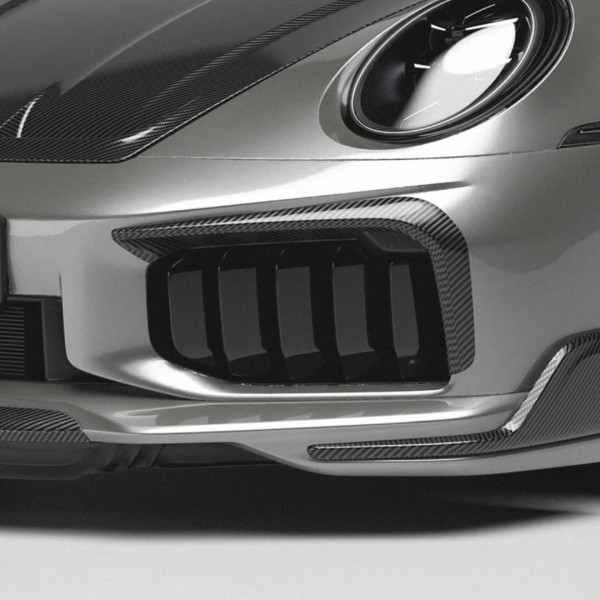 Extensions de pare-chocs avant TECHART pour PORSCHE 992.2 TURBO S (2025+) Extensions de pare-chocs avant TECHART pour PORSCHE 992.2 TURBO S (2025+)