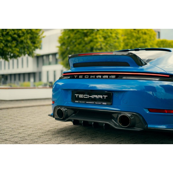 Diffuseur arrière central carbone TECHART pour PORSCHE 992.2 Carrera 4 T S 4S (2025+) Diffuseur arrière central carbone TECHART pour PORSCHE 992.2 Carrera 4 T S 4S (2025+)