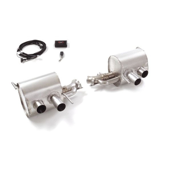 Silencieux d'échappement inox à valves RAGAZZON pour FERRARI FF V12 6.3 Ch 660Ch (2011-2016) Silencieux d'échappement inox à valves RAGAZZON pour FERRARI FF V12 6.3 Ch 660Ch (2011-2016)