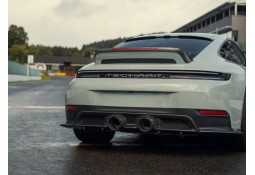 Diffuseur arrière central carbone TECHART pour PORSCHE 992.2 Carrera GTS / 4 GTS (2025+)