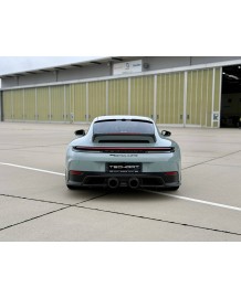 Diffuseur arrière central carbone TECHART pour PORSCHE 992.2 Carrera GTS / 4 GTS (2025+)