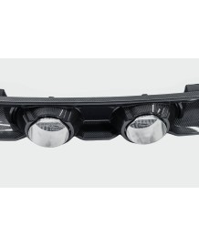 Diffuseur arrière central carbone TECHART pour PORSCHE 992.2 Carrera GTS / 4 GTS (2025+)