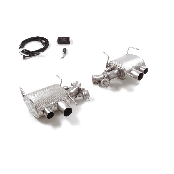 Silencieux d'échappement inox à valves RAGAZZON pour FERRARI 812 Superfast V12 6.5 Ch 800Ch Silencieux d'échappement inox à valves RAGAZZON pour FERRARI 812 Superfast V12 6.5 Ch 800Ch