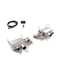 Silencieux d'échappement inox à valves RAGAZZON pour FERRARI 812 Superfast V12 6.5 Ch 800Ch