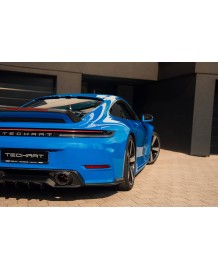 Aero Wings carbone TECHART pour PORSCHE 992.2 Carrera / 4 / T / S / 4S / GTS / 4 GTS avec Pack SportDesign (2025+)