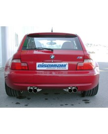 Silencieux d'échappement Inox EISENMANN pour BMW Z3M E36/7 321/325Ch (1997-2002+)