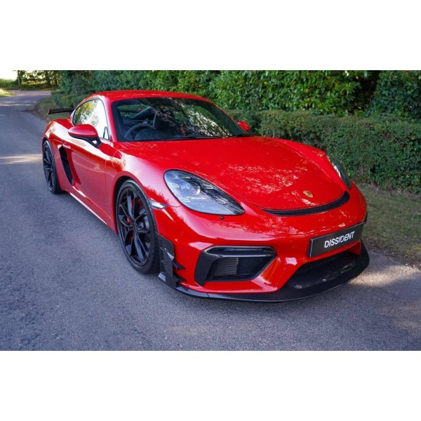Pack Spoiler avant Carbone DISSIDENT pour PORSCHE 718 GT4 / GT4 RS / Spyder / Spyder RS (Track) Pack Spoiler avant Carbone DISSIDENT pour PORSCHE 718 GT4 / GT4 RS / Spyder / Spyder RS (Track)