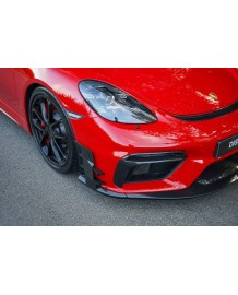 Pack Spoiler avant Carbone DISSIDENT pour PORSCHE 718 GT4 / GT4 RS / Spyder / Spyder RS (Track)