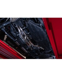 Ligne d'échappement inox Cat-Back à valves MILLTEK pour FORD Bronco Raptor 3.0 V6 Ecoboost 4 portes 6th Gen (2022+)
