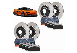 Kit conversion Acier Disques / Plaquettes de freins GIRODISC pour McLAREN 600LT (Origine Céramique)