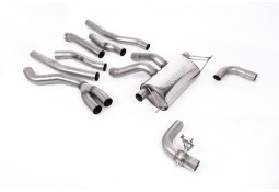 Ligne d'échappement inox Cat-Back à valves MILLTEK pour BMW M240ix Coupé G42 LCI (2026+)