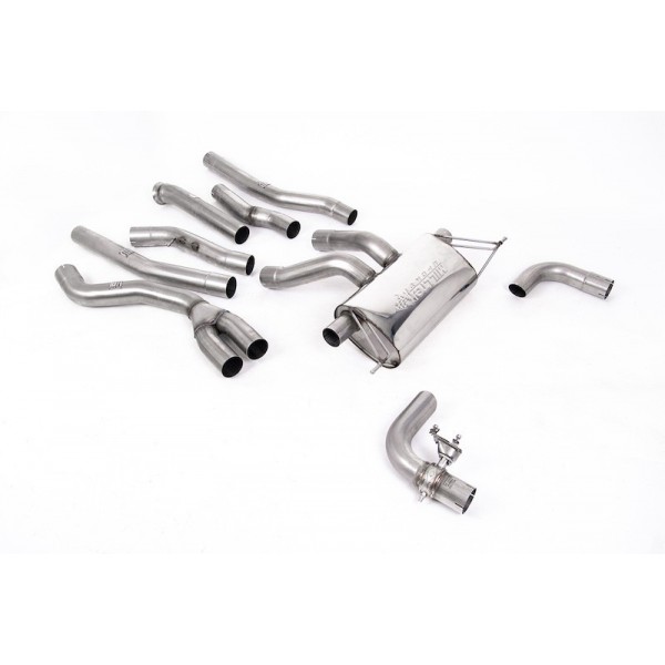 Ligne d'échappement inox Cat-Back à valves MILLTEK pour BMW M240ix Coupé G42 LCI (2026+) Ligne d'échappement inox Cat-Back à valves MILLTEK pour BMW M240ix Coupé G42 LCI (2026+)