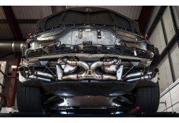 Ligne d'échappement inox FAP-Back à valves MILLTEK Corvette C8 6.2 V8 avec FAP (2024+)