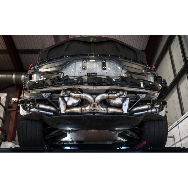 Ligne d'échappement inox FAP-Back à valves MILLTEK Corvette C8 6.2 V8 avec FAP (2024+) Ligne d'échappement inox FAP-Back à valves MILLTEK Corvette C8 6.2 V8 avec FAP (2024+)