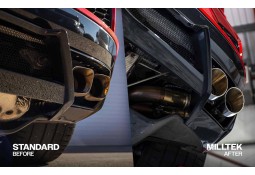 Ligne d'échappement inox FAP-Back à valves MILLTEK Corvette C8 6.2 V8 avec FAP (2024+) Ligne d'échappement inox FAP-Back à valves MILLTEK Corvette C8 6.2 V8 avec FAP (2024+)