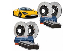 Kit conversion Acier Disques / Plaquettes de freins GIRODISC pour McLAREN 720S (Origine Céramique)