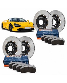 Kit conversion Acier Disques / Plaquettes de freins GIRODISC pour McLAREN 720S (Origine Céramique)