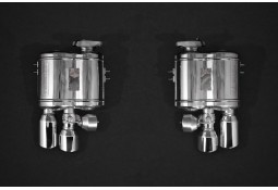 Silencieux d'échappement inox à valves CAPRISTO pour FERRARI 550 575 MARANELLO Silencieux d'échappement inox à valves CAPRISTO pour FERRARI 550 575 MARANELLO