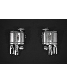 Silencieux d'échappement inox à valves CAPRISTO pour FERRARI 550 575 MARANELLO