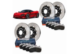 Kit conversion Acier Disques / Plaquettes de freins GIRODISC pour McLAREN 750S (Origine Céramique)