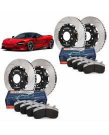 Kit conversion Acier Disques / Plaquettes de freins GIRODISC pour McLAREN 750S (Origine Céramique)