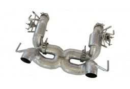 Silencieux d'échappement inox à valves NOVITEC pour FERRARI 849 Testarossa