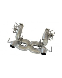 Silencieux d'échappement inox à valves NOVITEC pour FERRARI 849 Testarossa