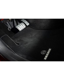 Tapis en velours noir et Nubuck Brabus pour Mercedes Classe G (W463)