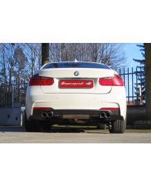 Silencieux arrière droite/gauche et intermédiaire Supersprint pour Bmw Série 3 (F30/F31) 330d / 330d Xdrive / 335d/ 335d Xdrive