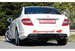 Silencieux arrières Supersprint pour Mercedes Classe C (W204) 4 Cylindres Diesel