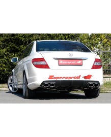 Silencieux arrières Supersprint pour Mercedes Classe C (W204) 4 Cylindres Diesel